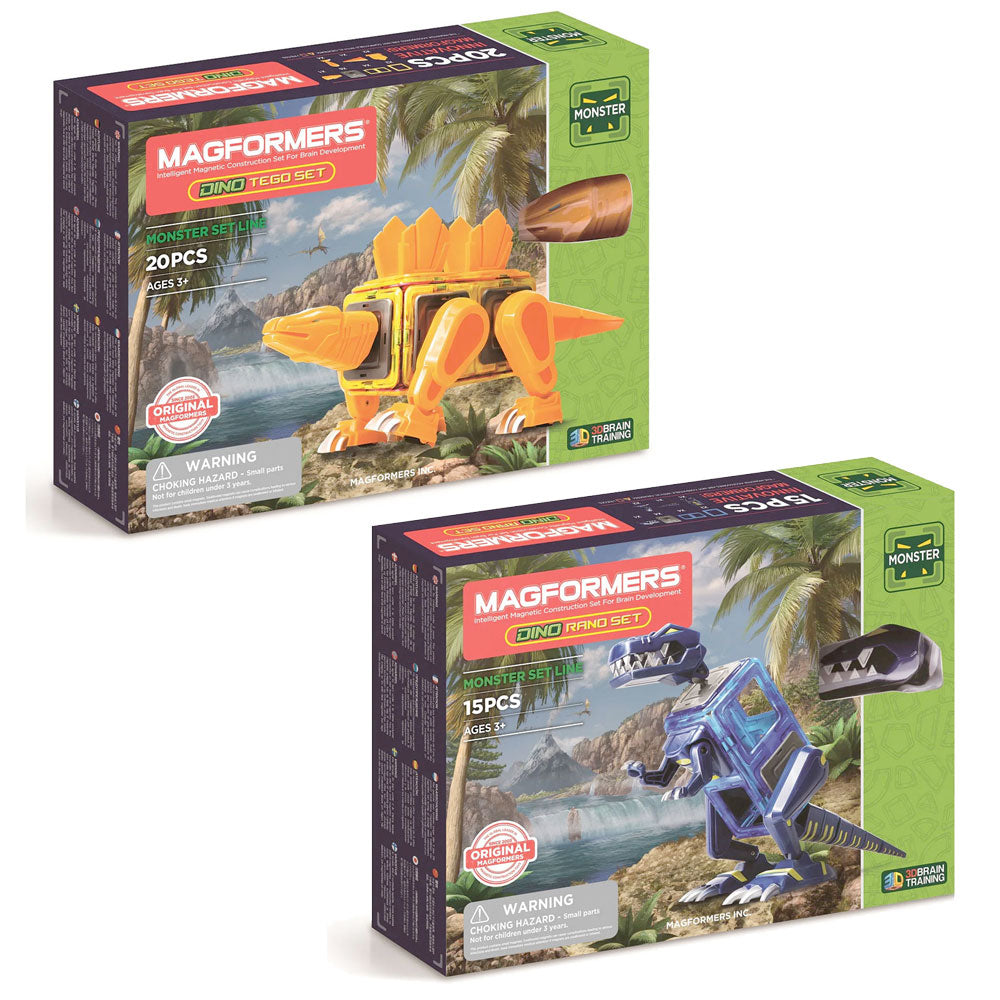 Magformers dino hot sale rano set