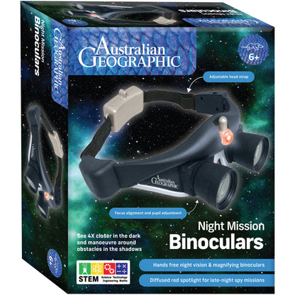  Australian Geographic Night Mission Binoculars Educational Toy in box packaging