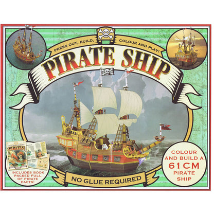 [DISCONTINUED] Top That Press Out and Build Value Pack - Pirate Ship & Human Skeleton