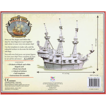 [DISCONTINUED] Top That Press Out and Build Value Pack - Pirate Ship & Human Skeleton