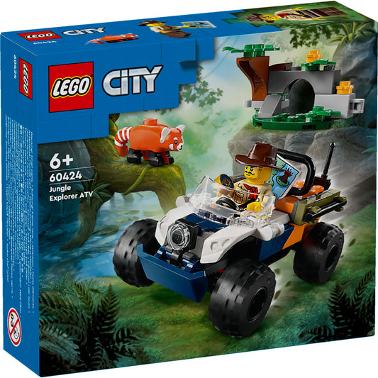LEGO City 60424 Jungle Explorer ATV Red Panda Mission