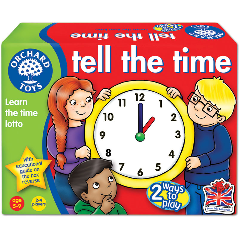 Tell the time game best sale orchard toys