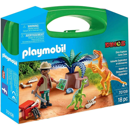 [DISCONTINUED] Playmobil Carry Case Value Pack - Panda Caretaker & Dino Explorer