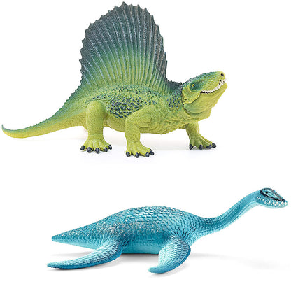 [DISCONTINUED] Schleich Dinosaurs Animal Figurines Value Pack - Dimetrodon & Plesiosaurus