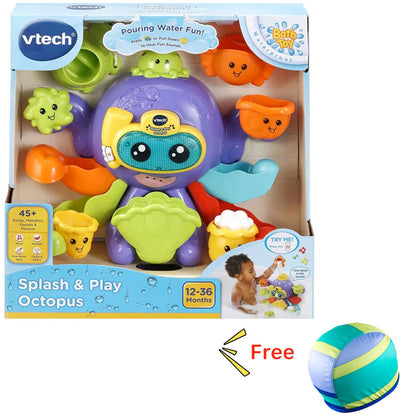 [DISCONTINUED] VTech Splash & Play Octopus Bath Toy & FREE Swim Cap