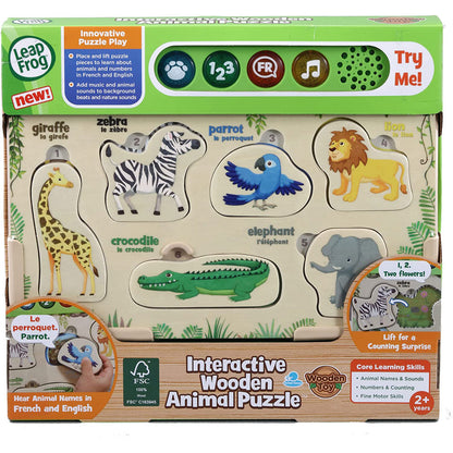 [DISCONTINUED] LeapFrog Value Pack: Touch & Learn Nature ABC Board + Interactive Animal Puzzle + Gift Wrapping