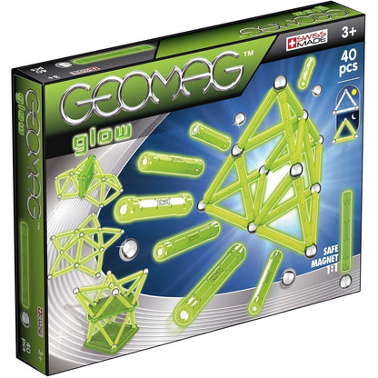 [DISCONTINUED] Geomag Classic Glow 40 Piece Magnetic Construction Set