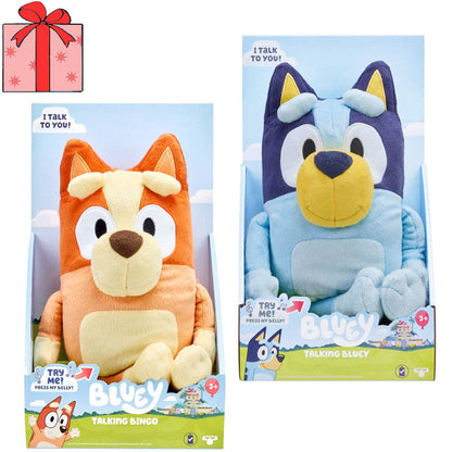 [DISCONTINUED] Moose Bluey Season 5 Sound Effects Talking Plush Value Pack: Bingo + Bluey