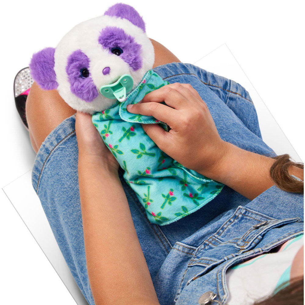 [DISCONTINUED] Moose Little Live Pets Plush Cozy Dozys Value Pack: Petals the Panda + Cubbles the Bear