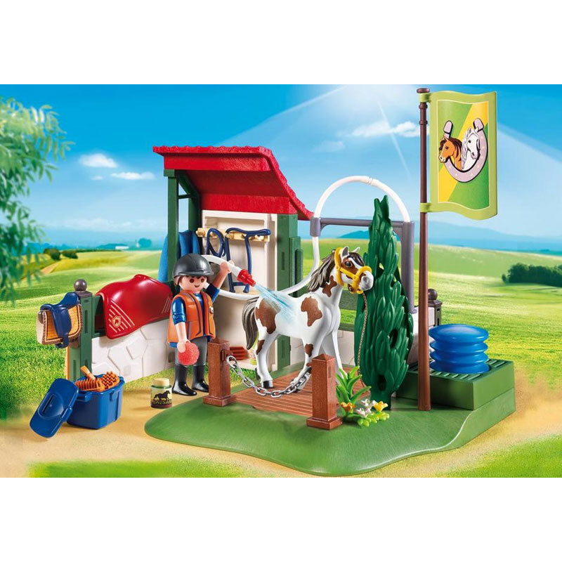 [DISCONTINUED] Playmobil Country 6929 Horse Grooming Station