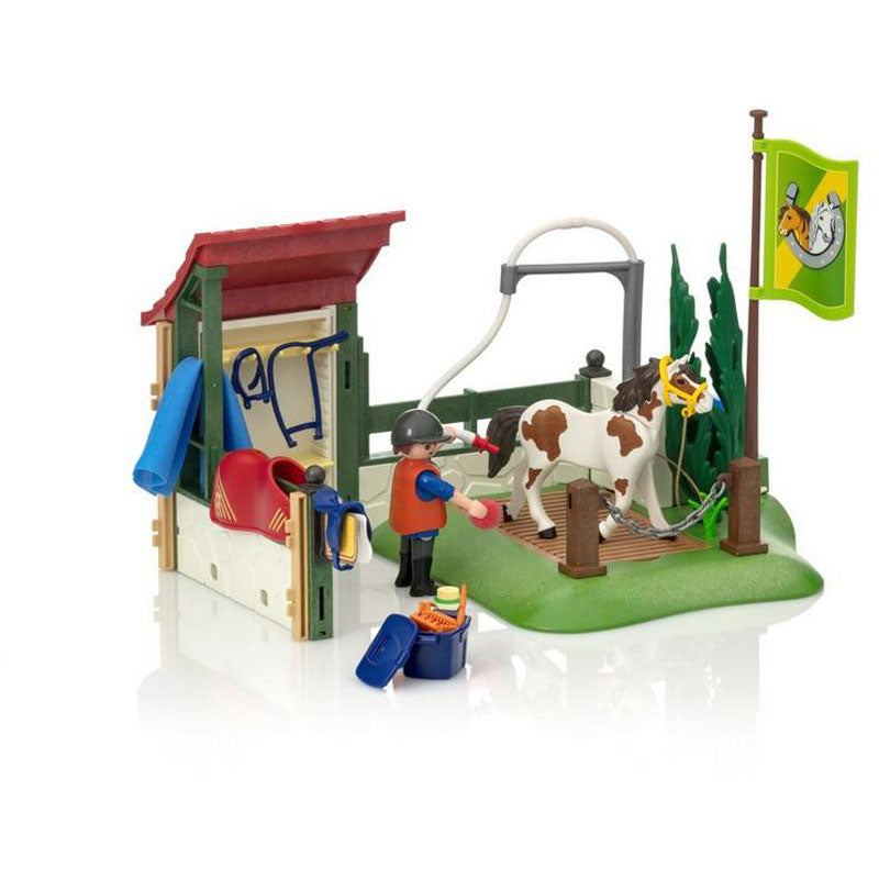 Playmobil horse sales grooming station