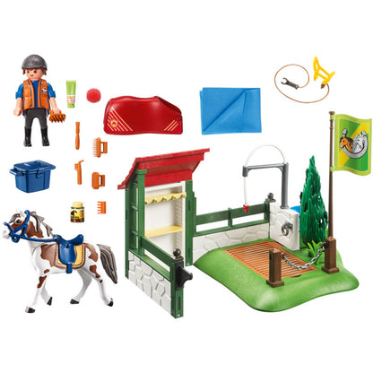 [DISCONTINUED] Playmobil Country 6929 Horse Grooming Station