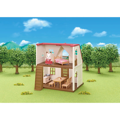 [DISCONTINUED] Sylvanian Families Red Roof Cosy Cottage Starter Home + FREE Story Book