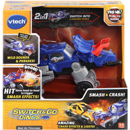 [DISCONTINUED] VTech Switch & Go Dinos Bash the Triceratops