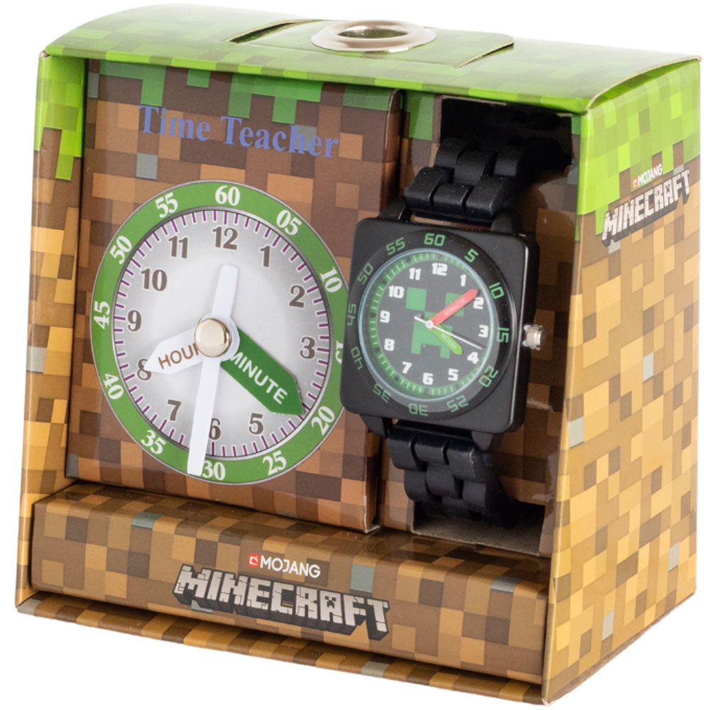 Pastele Minecraft Story Mode Watch Custom Unisex Black Quartz Watch Premium  Gift Box Watches
